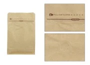 Aluminijumske DoyPack kesice sa ventilom, kraft spoljnom oblogom, sigurnosnom tračicom i zipom, na termo zatvaranje, idealne za kafu 130x70x200 mm - 50kom Aluminijumske DoyPack kesice sa ventilom, kraft spoljnom oblogom, sigurnosnom tračicom i zipom, na termo zatvaranje, idealne za kafu 130x70x200 mm - 50kom