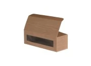 Kartonska kutija 135x46x42mm sa prozorom, u dezenu drveta, za 3 teglice za kreme od 30mL - 50 kom Kartonska kutija 135x46x42mm sa prozorom, u dezenu drveta, za 3 teglice za kreme od 30mL - 50 kom
