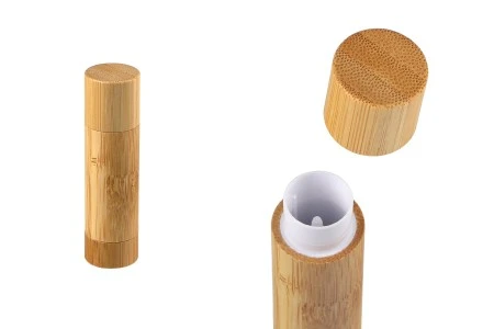 Tubica za karmin ili balzam za usne od bambusa (plastična unutrašnjost) - 6 kom-1