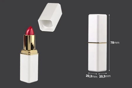 Tubica za karmin ili ruž 3,5gr mat bele boje - 5 kom-2