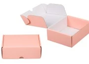 Kartonska kutija 170x130x60mm bez prozora, u sjajno roze boji - 20 kom-slika_proizvoda