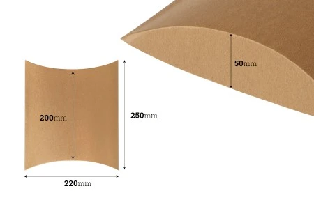 Papirna kraft jastuk - kutija 250x220x50mm - 20 kom-2