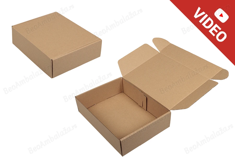 Kartonska kraft kutija 260x200x70mm - 20 kom-slika_proizvoda