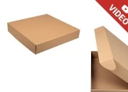 Kartonska kraft kutija 350x350x80mm - 20 kom