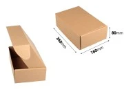 Kraft kutija 260x160x80 mm za pakovanje bez prozora – 20 kom