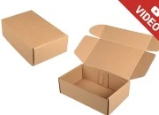 Kraft kutija 260x160x80 mm za pakovanje bez prozora – 20 kom