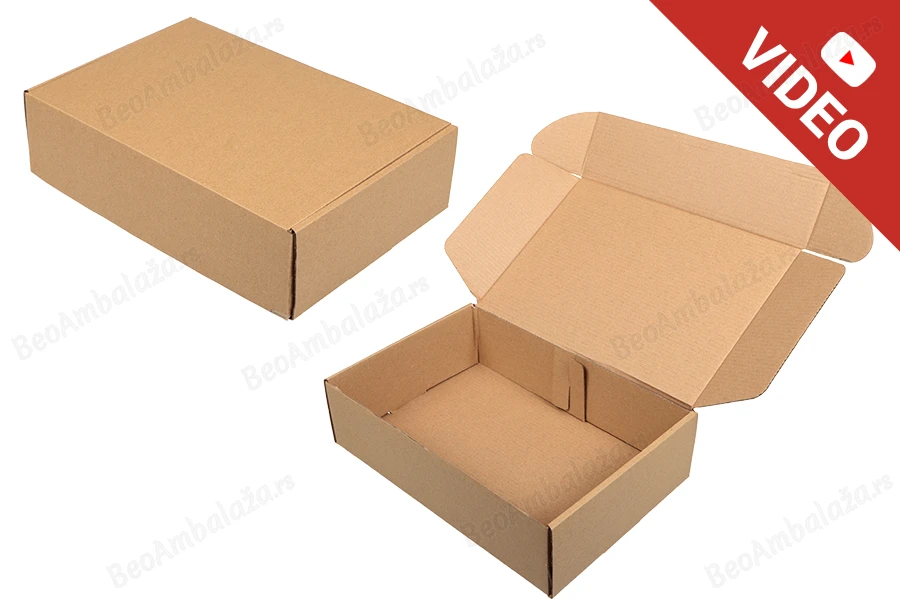 Kraft kutija 300x200x80 mm za pakovanje bez prozora – 20 kom-slika_proizvoda