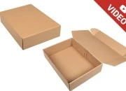 Kraft kutija 350x250x80 mm za pakovanje bez prozora – 20 kom