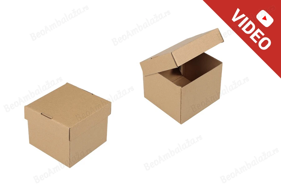 Kartonska kraft kutija 120x120x100 mm - 20 kom-slika_proizvoda