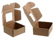 Kutija od kraft papira 130x120x60mm sa prozorom - 20 kom-dimenzije_slike