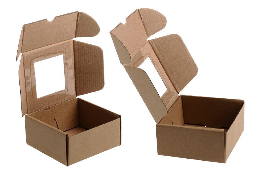 Kutija od kraft papira 130x120x60mm sa prozorom - 20 kom-dimenzije_slike