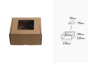 Kutija od kraft papira 130x120x60mm sa prozorom - 20 kom-grupa_slika