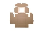 Kutija od kraft papira 130x120x60mm sa prozorom - 20 kom-grupa_slika