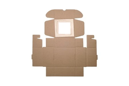Kutija od kraft papira 130x120x60mm sa prozorom - 20 kom-5