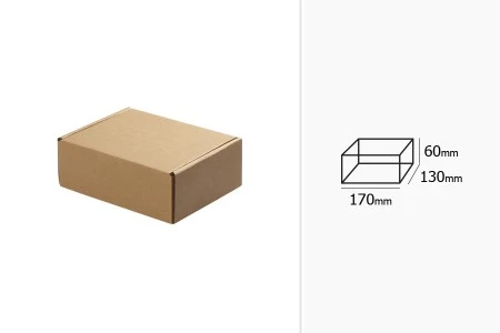 Kutija od kraft papira 170x130x60mm - 20 kom-2