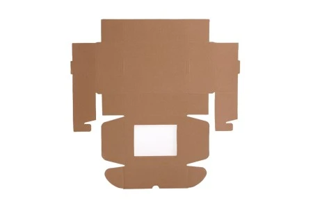 Kartonska kraft kutija sa prozorom 170x130x60mm - 25 kom-3
