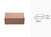 Kutija od kraft papira 200x145x70mm - 20 kom Kutija od kraft papira 200x145x70mm - 20 kom