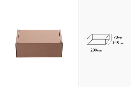 Kutija od kraft papira 200x145x70mm - 20 kom-3