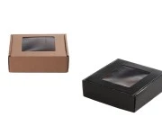Kartonska kraft kutija 170x170x50mm sa prozorom - 20 kom Kartonska kraft kutija 170x170x50mm sa prozorom - 20 kom-slika_proizvoda