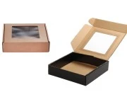 Kutija od kraft papira 210x210x50mm sa prozorom - 20 kom-dimenzije_slike