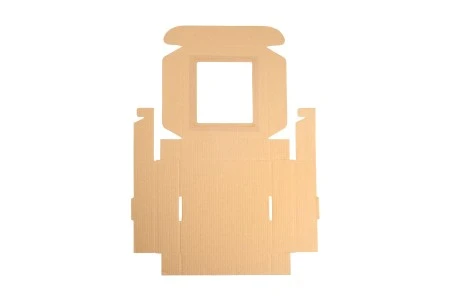 Kutija od kraft papira 210x210x50mm sa prozorom - 20 kom-5