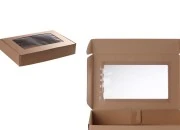 Kutija od kraft papira 400x250x70mm sa prozorom - 20 kom-grupa_slika