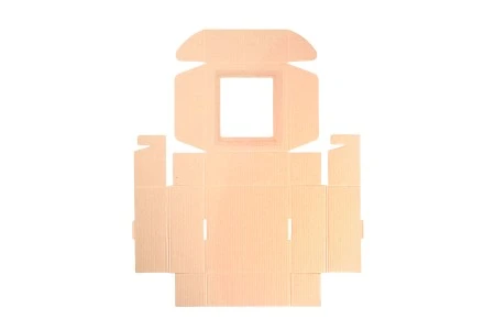Kutija od kraft papira 180x180x70mm sa prozorom - 20 kom-6
