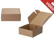 Kutija od kraft papira 180x180x70mm - 20 kom