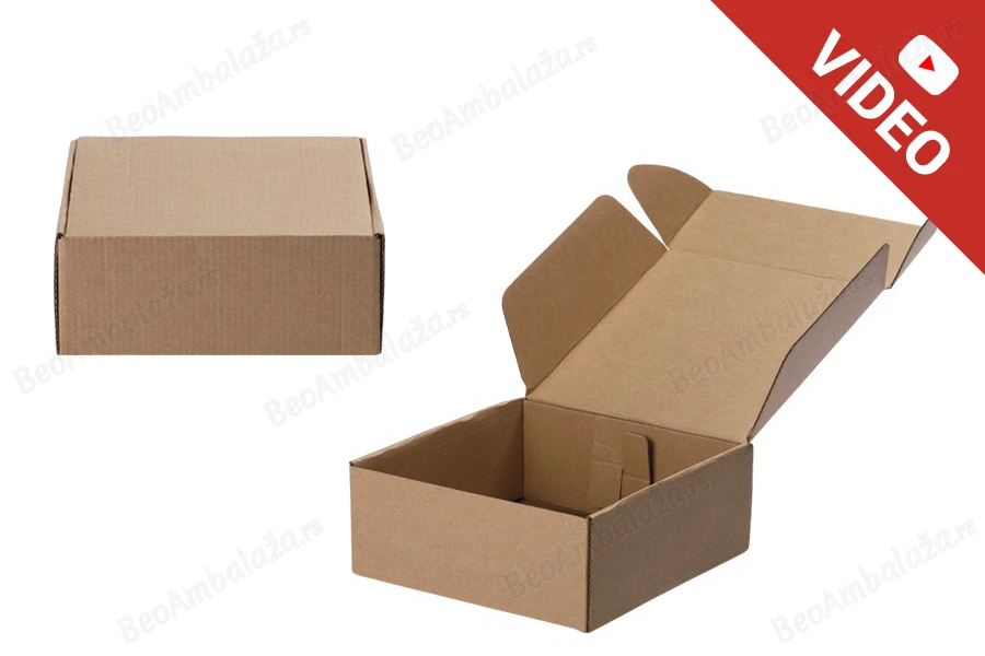 Kutija od kraft papira 180x180x70mm bez prozora - 20 kom-slika_proizvoda
