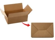 Kartonska braon kutija 198x130x68mm, od troslojnog kartona - 20 kom Kartonska braon kutija 198x130x68mm, od troslojnog kartona - 20 kom