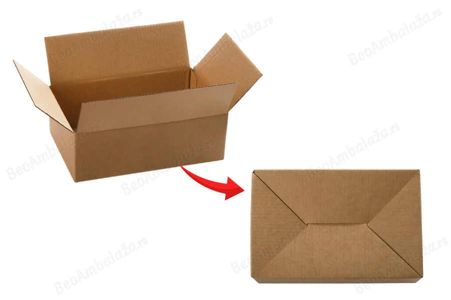 Kartonska braon kutija 198x130x68mm, od troslojnog kartona - 20 kom-slika_proizvoda