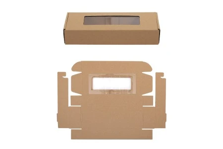Kutija od kraft papira 280x100x50mm sa prozorom - 20 kom-3