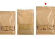 Kraft DoyPack kesice 200x80x300 mm sa zip zatvaranjem, prozorom, unutrašnjom i spoljašnjom providnom oblogom i mogućnošću termo zatvaranja - 50 kom Kraft DoyPack kesice 200x80x300 mm sa zip zatvaranjem, prozorom, unutrašnjom i spoljašnjom providnom oblogom i mogućnošću termo zatvaranja - 50 kom