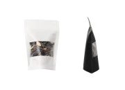 DoyPack kesice sa zip zatvaranjem, prozorom, ovalnim dnom i sa mogućnošću termo zatvaranja 100x35x150mm - 100komada DoyPack kesice sa zip zatvaranjem, prozorom, ovalnim dnom i sa mogućnošću termo zatvaranja 100x35x150mm - 100komada