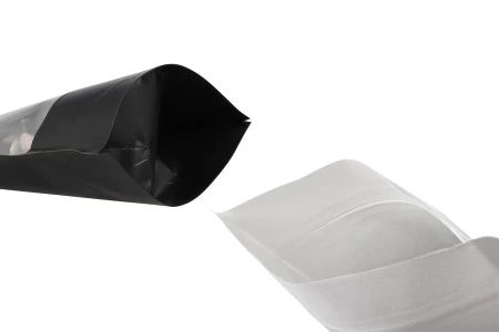 DoyPack kesice sa zip zatvaranjem, prozorom, ovalnim dnom i sa mogućnošću termo zatvaranja 100x35x150mm - 100komada-6