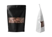 DoyPack kesice sa zip zatvaranjem, prozorom, ovalnim dnom i sa mogućnošću termo zatvaranja 140x40x200mm - 100komada-slika_proizvoda