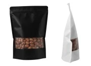DoyPack kesice sa zip zatvaranjem, prozorom, ovalnim dnom i sa mogućnošću termo zatvaranja 160x40x220mm - 100komada