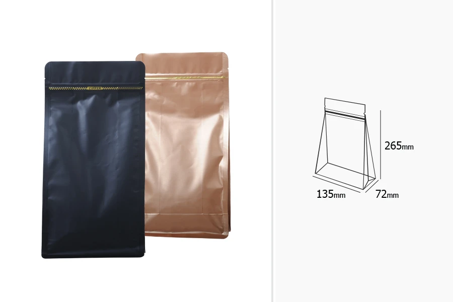 Aluminijumske DoyPack kesice sa zip zatvaranjem i mogućnošću termo zatvaranja 135x72x265mm - 50 komada-grupa_slika