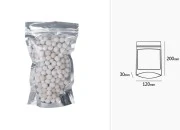 Aluminijumske DoyPack 120x30x200mm kesice sa zip zatvaranjem, transparetnom prednjom stranom i mogućnošću termo zatvaranja  – 100kom-grupa_slika