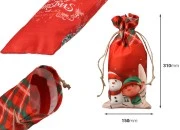 Crvene vrećice 150x310 mm sa Božićnim motivima i sa vezicom - 12 kom-dimenzije_slike