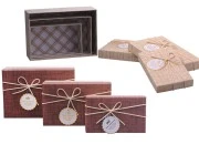 Kartonske poklon kutije sa antilop mašnom - set u 3 veličine-slika_proizvoda