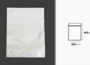 Plastična zip kesica 300x400mm sa belom zadnjom i providnom prednjom stranom - 100 kom Plastična zip kesica 300x400mm sa belom zadnjom i providnom prednjom stranom - 100 kom