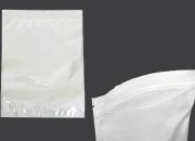 Plastična zip kesica 300x400mm sa belom zadnjom i providnom prednjom stranom - 100 kom Plastična zip kesica 300x400mm sa belom zadnjom i providnom prednjom stranom - 100 kom