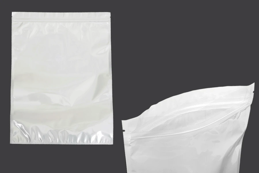 Plastična zip kesica 300x400mm sa belom zadnjom i providnom prednjom stranom - 100 kom Plastična zip kesica 300x400mm sa belom zadnjom i providnom prednjom stranom - 100 kom