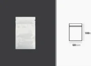 Plastična zip kesica 60x100mm sa belom zadnjom i providnom prednjom stranom - 100 kom-dimenzije_slike