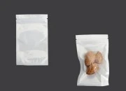Plastična zip kesica 80x130mm sa belom zadnjom i providnom prednjom stranom - 100 kom Plastična zip kesica 80x130mm sa belom zadnjom i providnom prednjom stranom - 100 kom