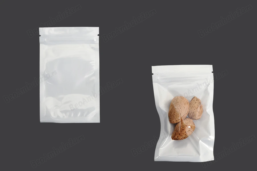 Plastična zip kesica 80x130mm sa belom zadnjom i providnom prednjom stranom - 100 kom-slika_proizvoda