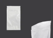 Plastična zip kesica 90x160mm sa belom zadnjom i providnom prednjom stranom - 100 kom Plastična zip kesica 90x160mm sa belom zadnjom i providnom prednjom stranom - 100 kom