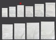Plastična zip kesica 90x160mm sa belom zadnjom i providnom prednjom stranom - 100 kom Plastična zip kesica 90x160mm sa belom zadnjom i providnom prednjom stranom - 100 kom