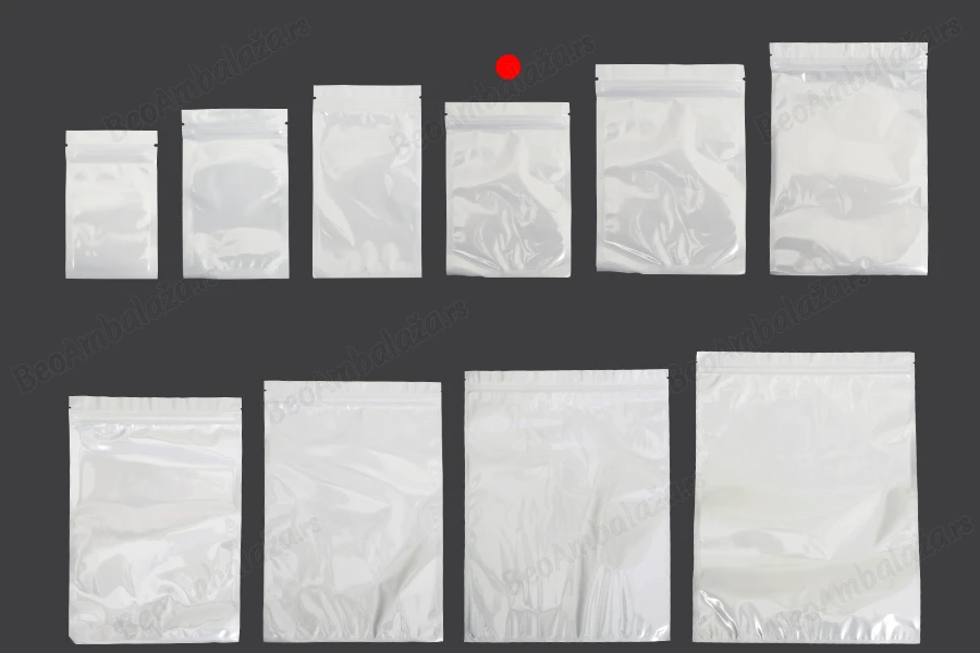 Plastična zip kesica 105x150mm sa belom zadnjom i providnom prednjom stranom - 100 kom-grupa_slika